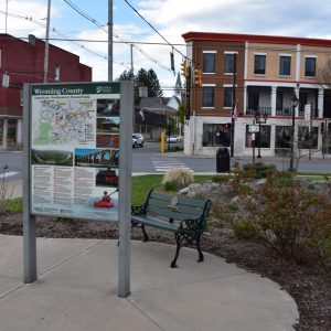 Wyoming County information board