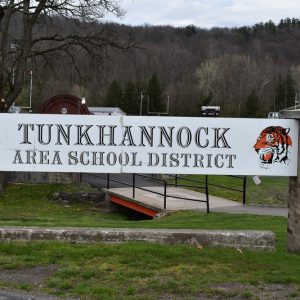 Tunkhannock Area School District sign